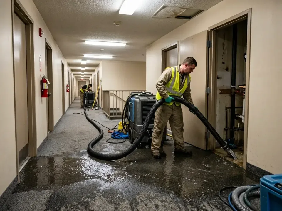 multi-unit-apartment-hallway-f-005 — frequently asked questions, Emergency Burst Pipe Water Extraction & Removal in Zanesvil…